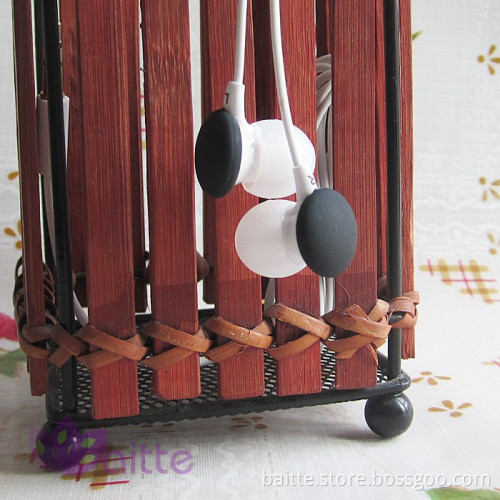 quanlity soundy with low price chocolate shape earphone for MP3/phone